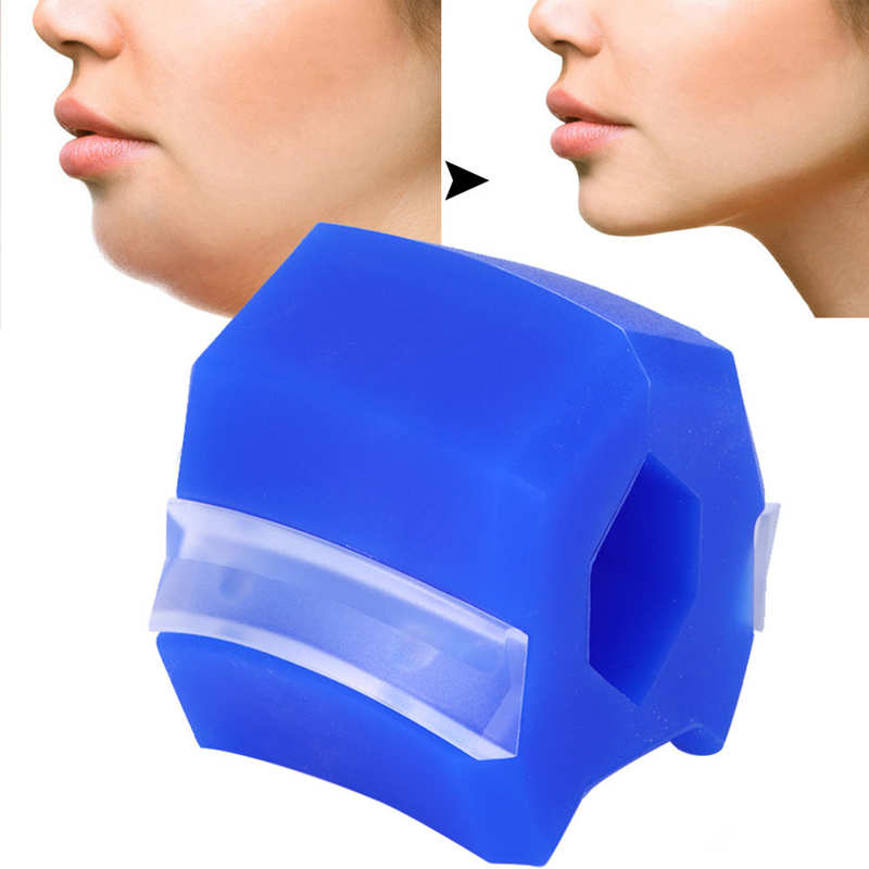 Kaaklijn Trainer Facial Afslanken Kaak Spier Training Siliconen Gezicht Hals Oefening Bal