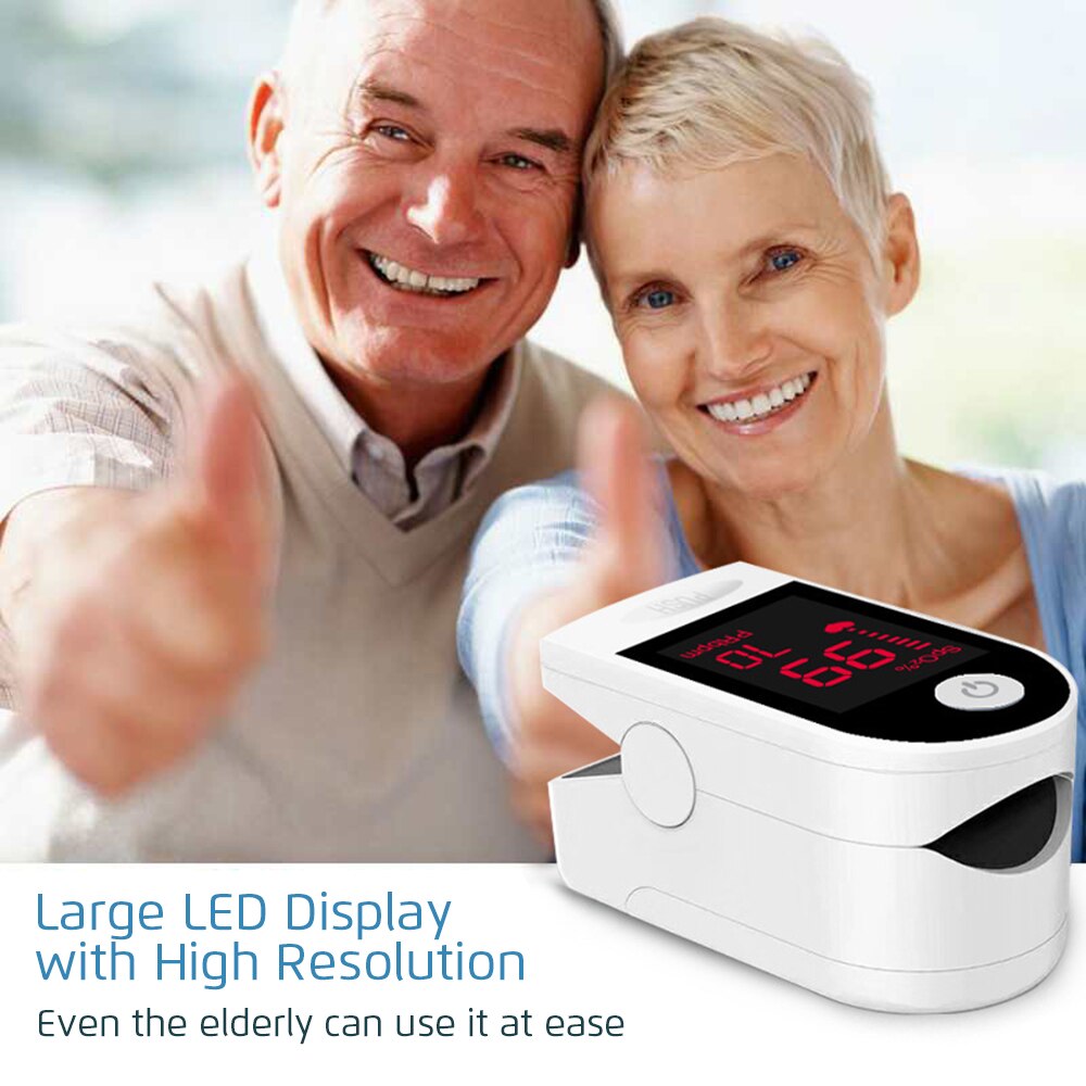 Blood Oxygen Finger Auto-off Pulse Oximeters Digital Fingertip Oximeters Oxygen Saturation Monitor Meter Portable Oximetro Bag