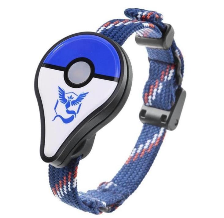 Pulsera de bolsillo con batería GO Plus, accesorio con correa compatible con Bluetooth, capturador automático, figuritas de fantasía recargables, 1 unidad: battery blue