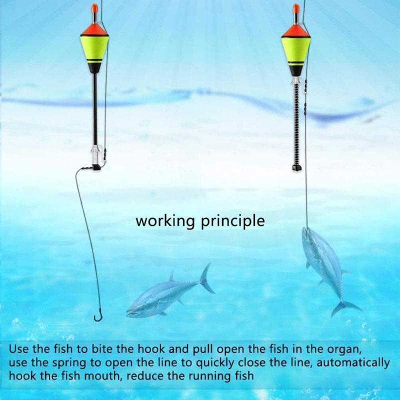 Automatic Fishing Floats Portable Automatic illuminate Fishing Float Fishing Accessories Fast Fishing Artifact Fishing Float