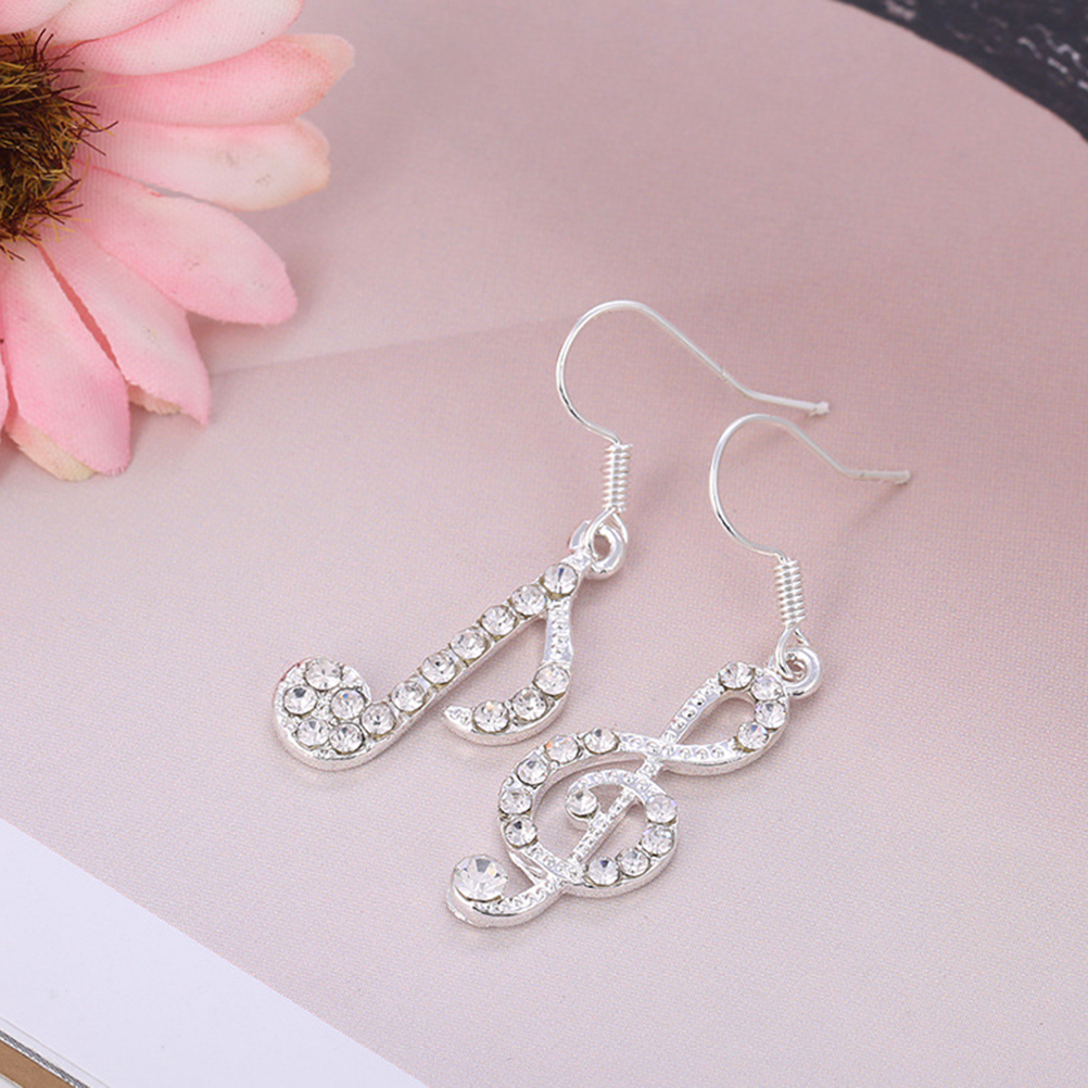 1 par noder ørestikker håndlavede glaskuppel runde smykker diskantnøgle og noder ørering