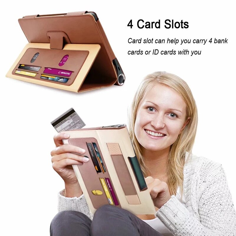 Funda de tableta para Lenovo Yoga Smart Tab 10,1, carcasa de cuero de lujo YT-X705F, con soporte, abatible, para Lenovo Yoga Tab 5
