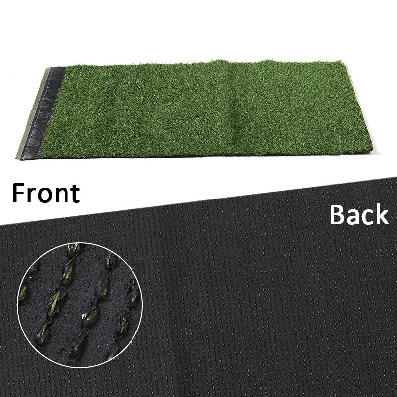 10/20mm tykkelse kunstig græsplæne 0.5 x 1m/2m længde græsplæne kunstig græsplæne tæppe simulation udendørs grøn græsplæne til haven