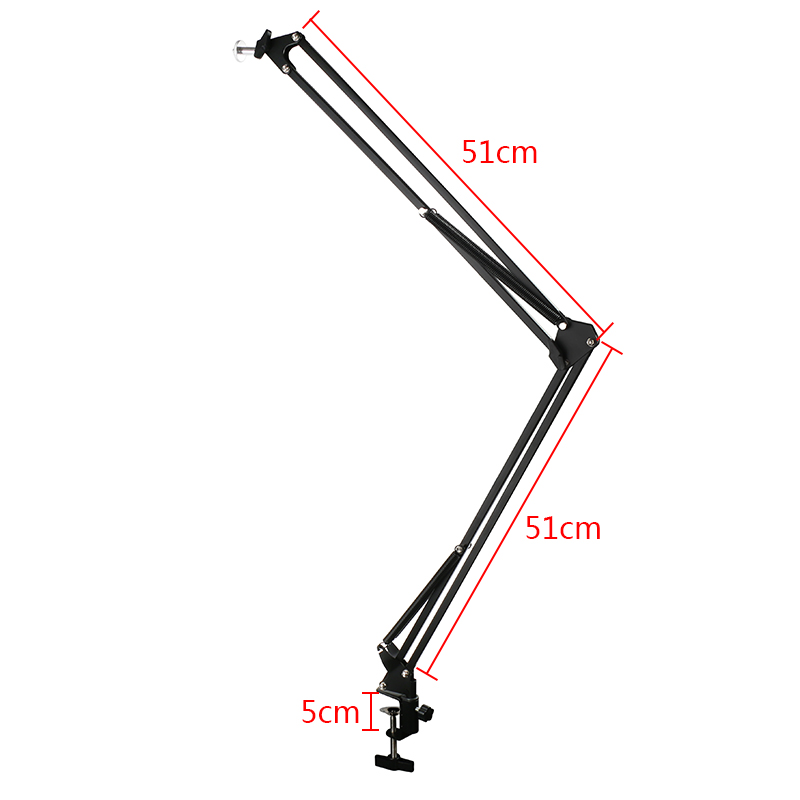 Microscoop Video Camera Webcam Desktop Arm Stand Verstelbare Giek Tafel Werken Hanger Cantilever Stand Houder 1/4 6Mm: B