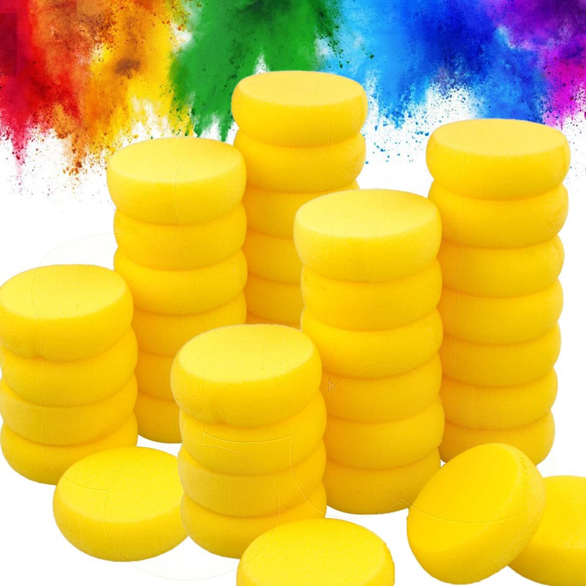 5/10/15 Uds esponja para colorear esponja redonda esponja de acuarela pintura para pintar manualidades esponjas manualidades HHHM01