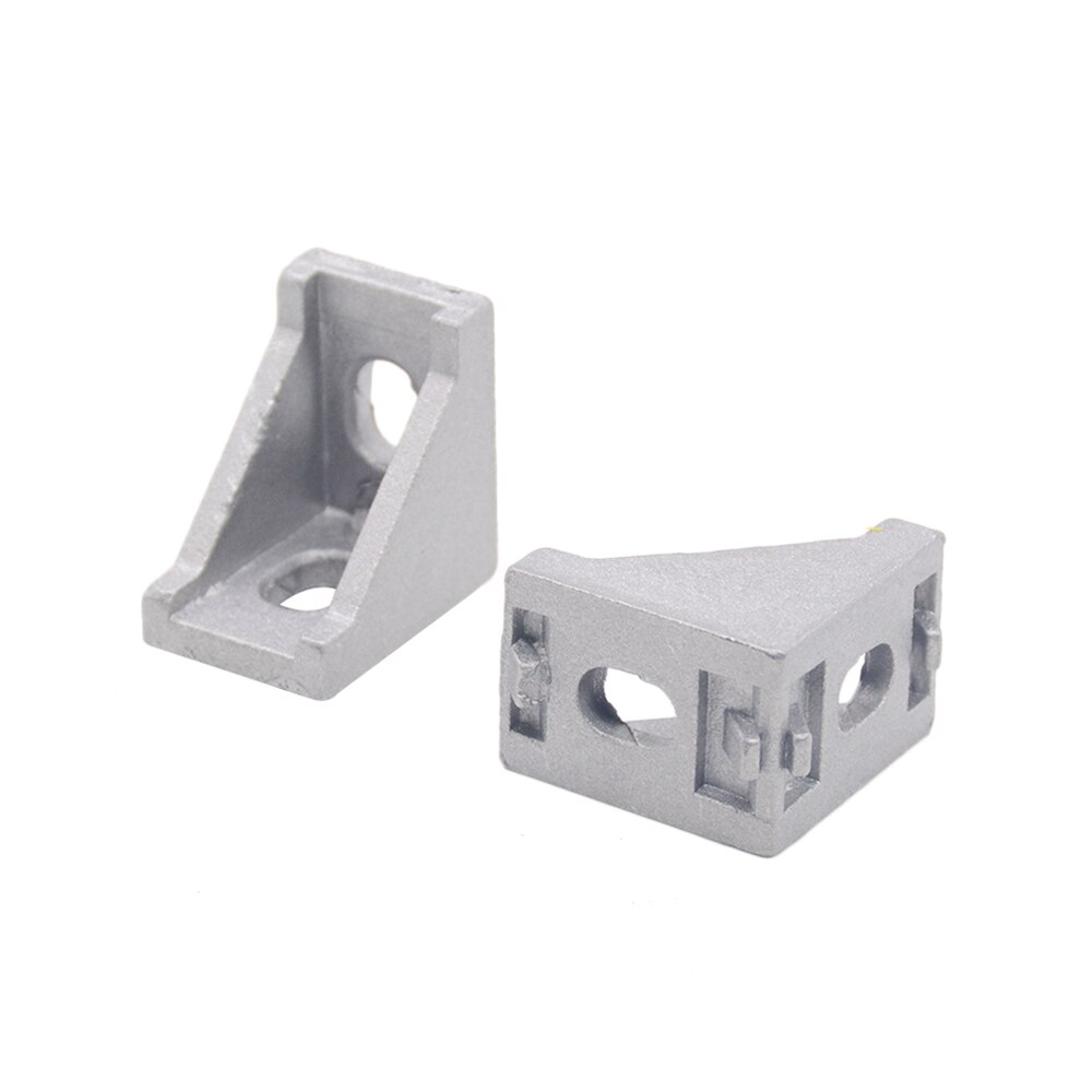 HOTSale 20pcs 2028 corner fitting angle aluminum 20 x 28 L connector bracket fastener match use industrial aluminum profile