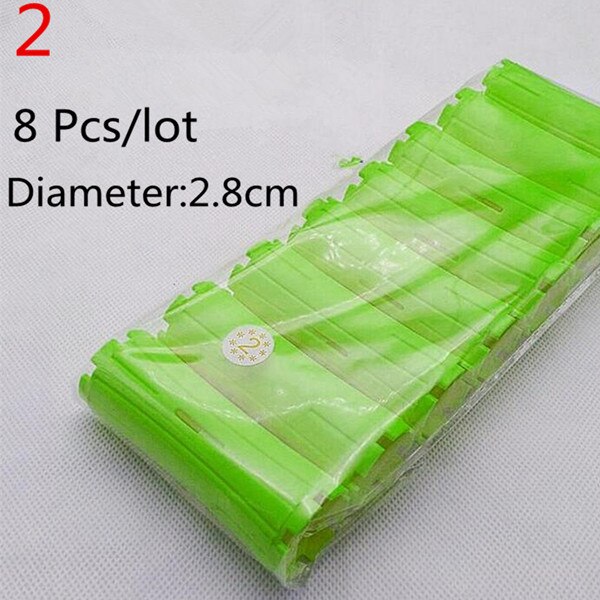 1 Set Haarverzorging Curler Roller Grote Grip Styling Roller Krulspelden Styling Thuisgebruik Haar Rollen Stijl Kappers Diy gereedschap: 2