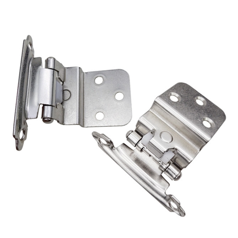 30Pcs Kitchen Cabinet Door Hinges Face Frame Matte Black Self Closing Furniture Cupboard Hinges Hardware