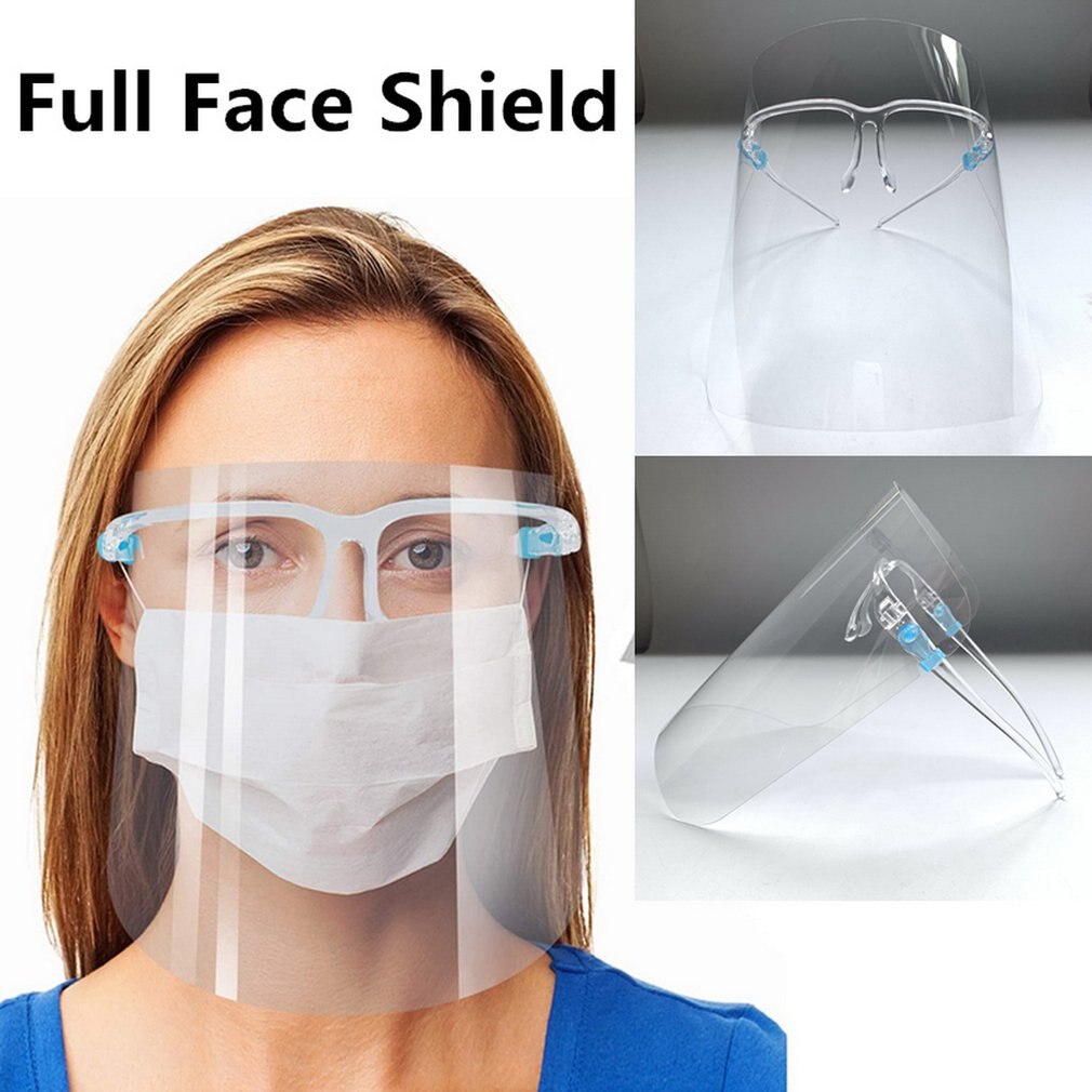 Adjustable Outdoor Safety Protective Shield Cover Glasses Cook Lady Clear Plastic Protect Oil Splashing Screen