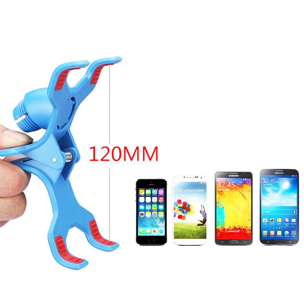 Support de téléphone portable Flexible à deux pinces, bras paresseux
