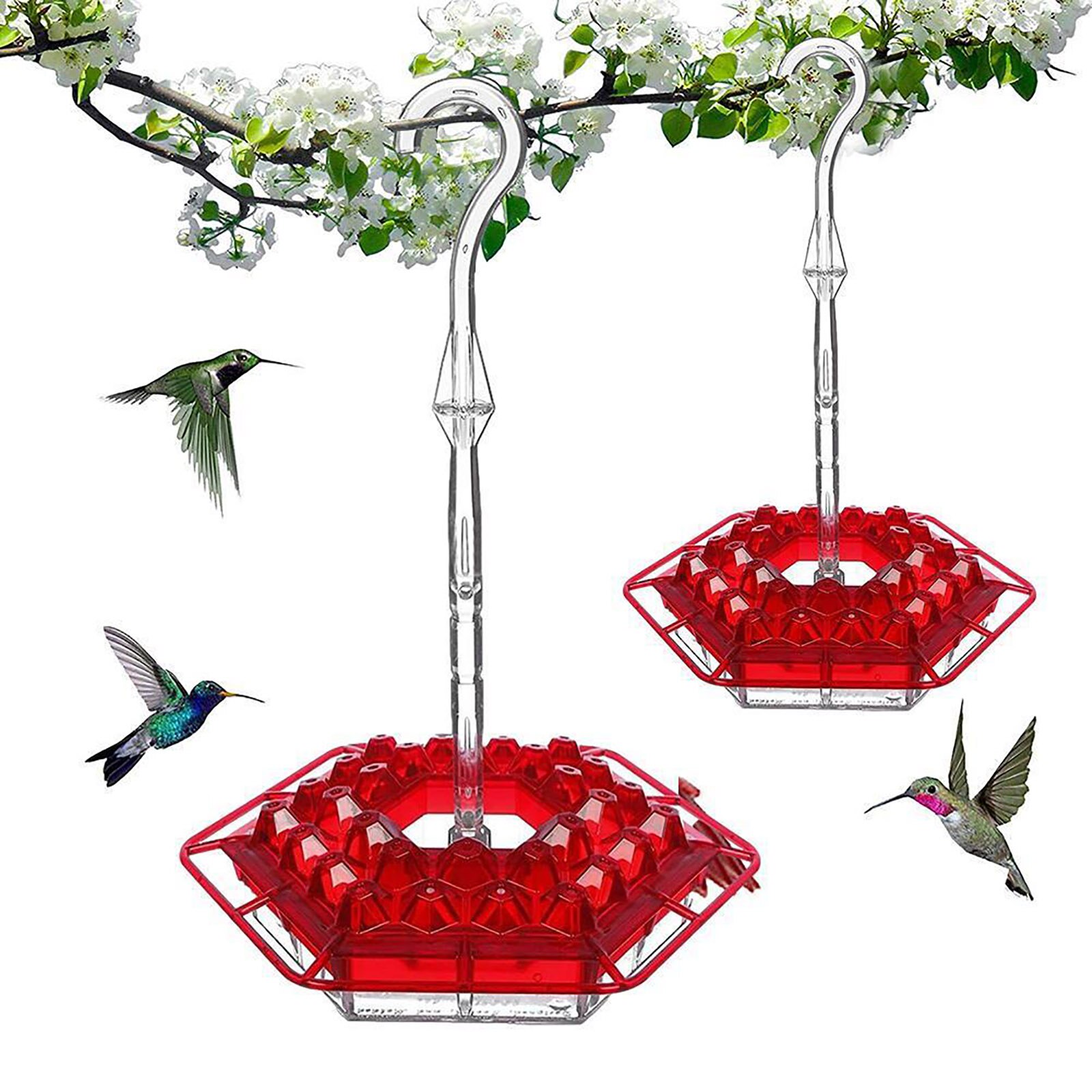 Bird Feeder Hummingbird Feeder Flower Feeding Stations for Outdoors Courtyard Bird Water fountain