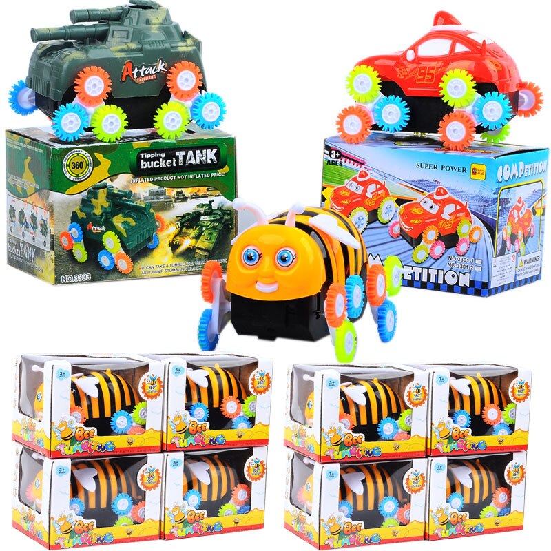 Creatieve Bee Tumbling Dier 360 Graden Rotatie Prachtige Auto Speelgoed