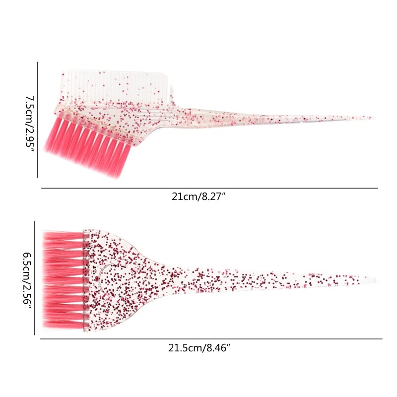 Kit de teinture pour cheveux, bol à mélanger, pinceaux de teinture, peigne à queue pointue pour teinture des cheveux, outils de coiffure 27RC, 1 ensemble