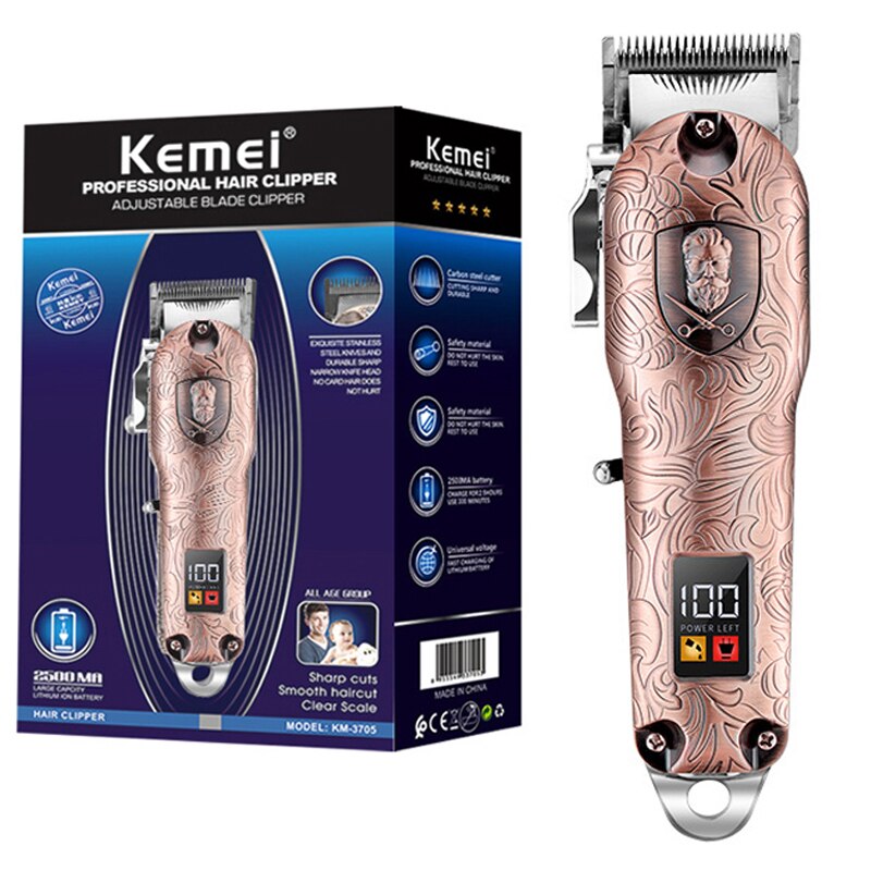 Original finishing fading blending electric men hair clipper metal housing hair trimmer taper lever barber shop set