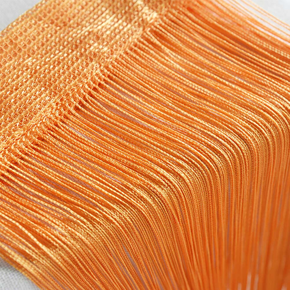Straight curtain String Curtains Patio Net Fringe for Door Fly Screen Windows Divider Cut To Size