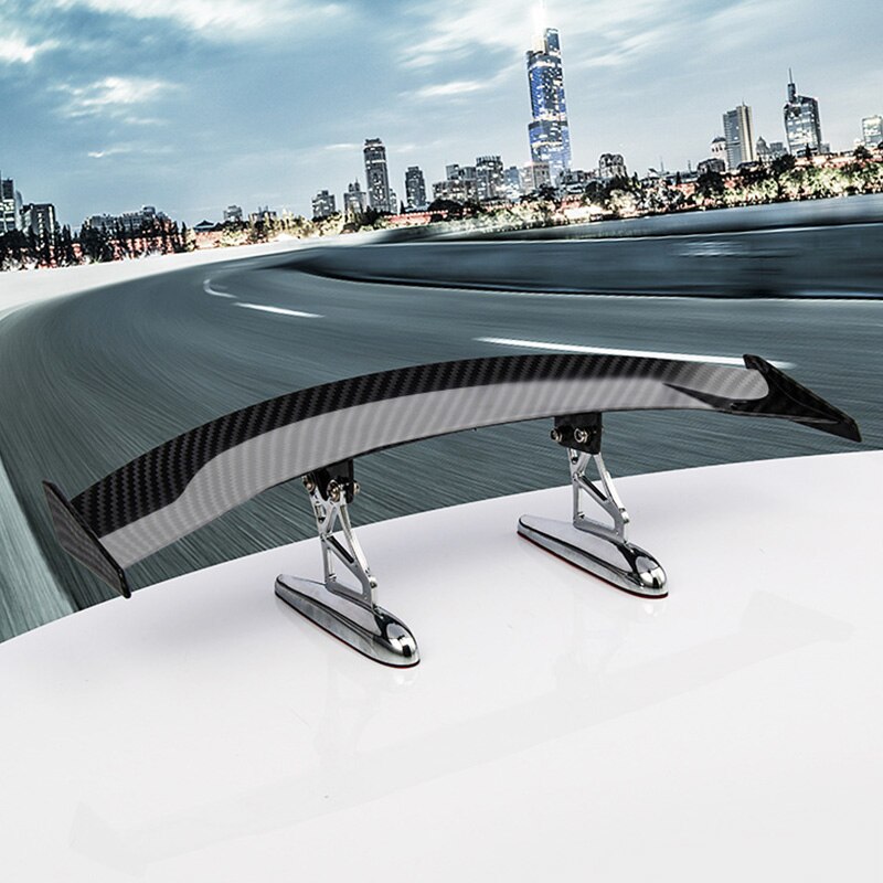 Universal Car Modified Rear Wing Carbon Fiber Painted Car Rear Spoiler Small Car Trunk Exterior Wing Parts Car Styling
