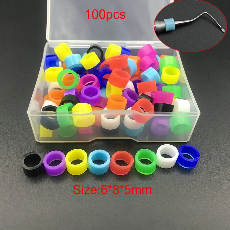 100Pcs/box Dental Silicone Code Rings Autoclavable... – Vicedeal