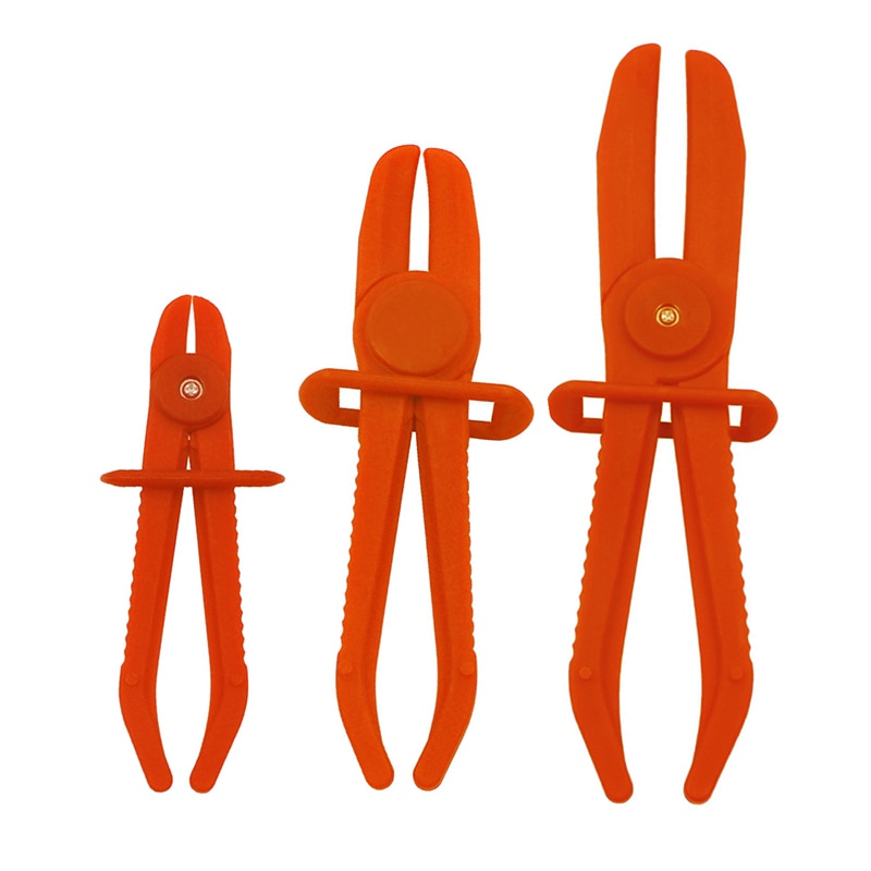 1Pc S/M/L Nylon Hose Clamp Tool Set Brake Fuel Water Line Clamp Pliers Hands Free Tool Car Repair Tools Hose Cut-off Pliers