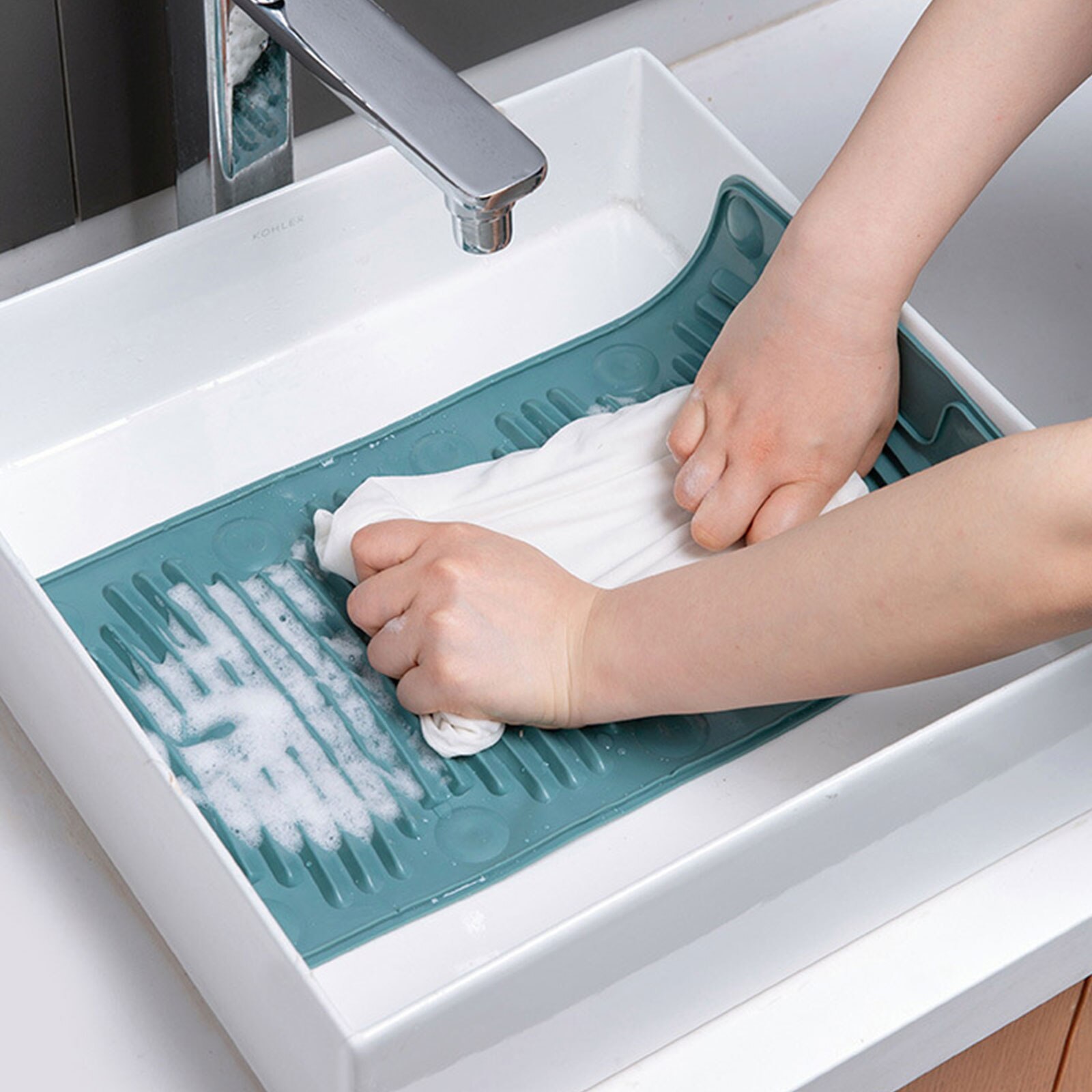 Washing Tools Clothes Washboard WASHBOARD Laundry Board Wash Board Plastic Foldable Easy To Clean Wash Clothes Board