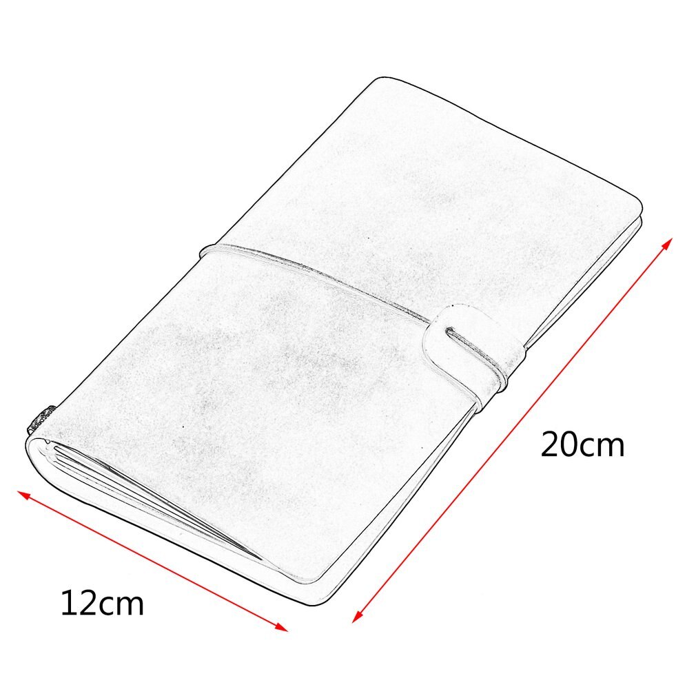 Portable Students School Writing Notebook Travel Diary Outdoor Journal Planner Agenda DIY Birthday