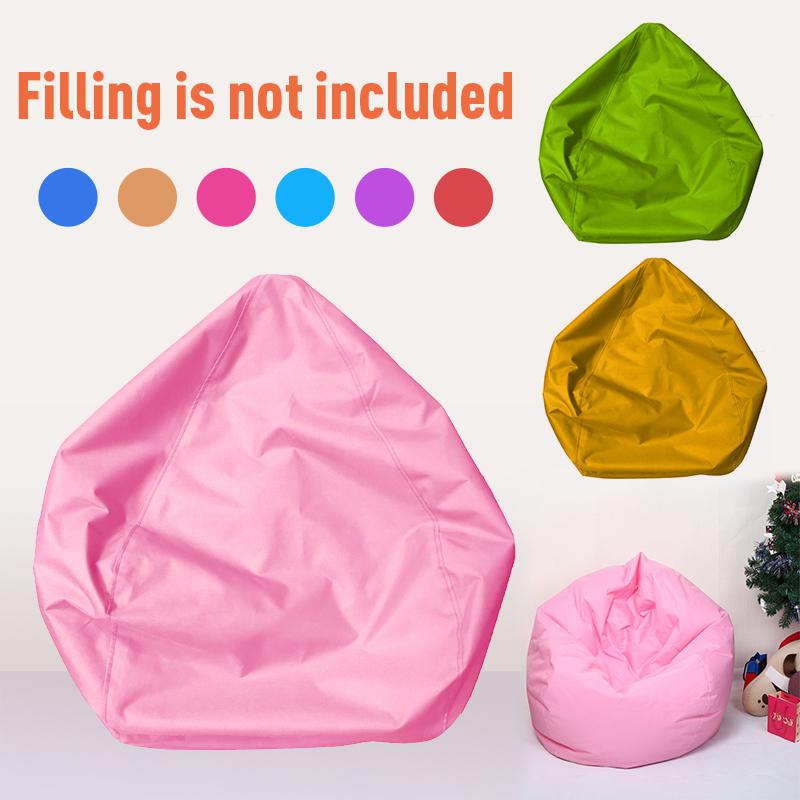 Stockage d'animal en peluche imperméable à l'eau chaude/sac de haricot de jouet couverture de chaise d'oxford de couleur unie grand pouf sans Sofa de chaise de remplissage