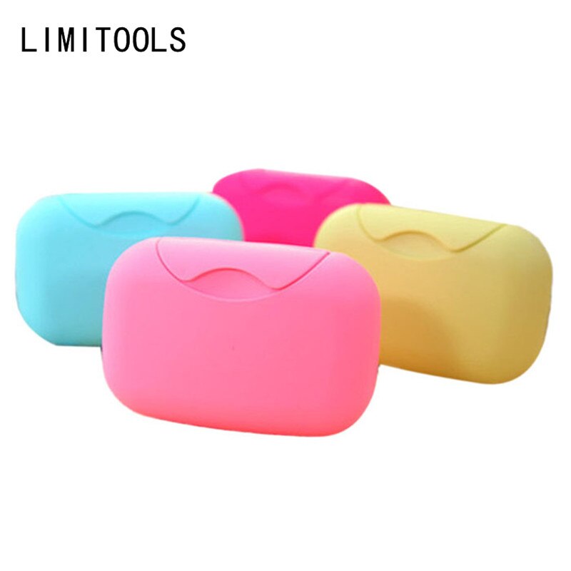 Jabonera portátil de plástico para baño, recipiente de almacenamiento para ducha, viaje, senderismo, dispensador de jabón, estante, novedad