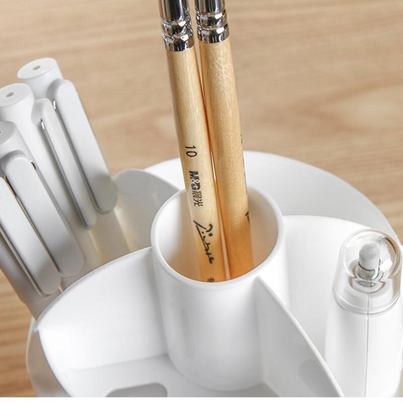 1pc Desk Pen Organizer Holder Caddy Office Pencil Irregular Storage Desktop Object Mesh Small Office Container Z2U9