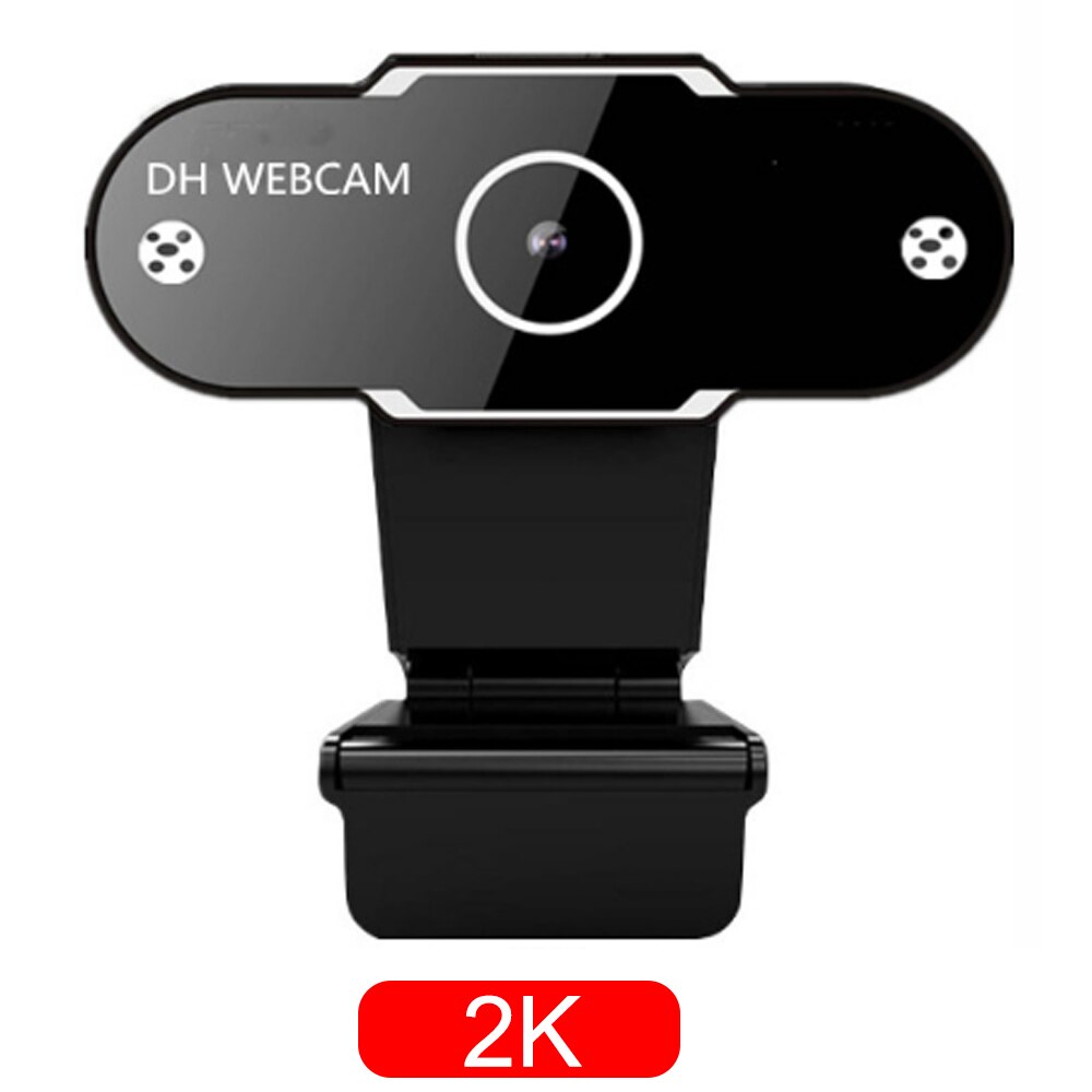 Auto Focus Webcam Full HD 2K 1080P 720P 480P Computer Web Camera With Mic For PC Computer Laptop Learning Live Calling Recording: 2K Without cover