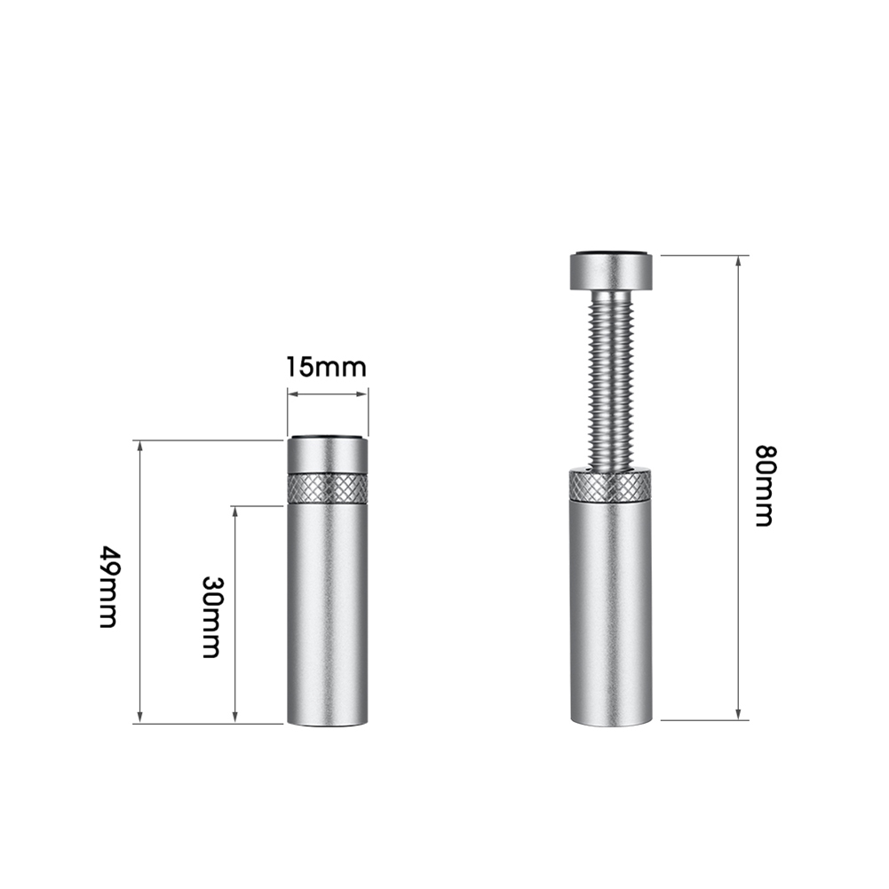 Support Vertical pour carte graphique GPU, vis rotative télescopique réglable en alliage d'aluminium: Violet