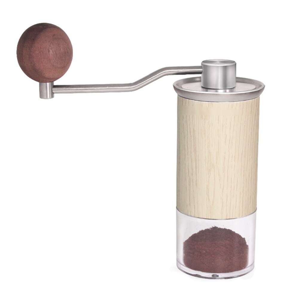 Handkoffiemolen Manual Grain Grinder Met Handmatige Verstelbare Instelling Rvs Hele Bonen Burr Grinder,B