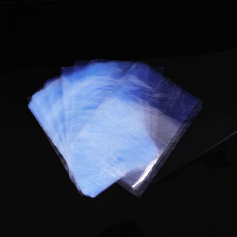 100 sztuk PVC folia termokurczliwa torby robić mydła butelki bomby robić kąpieli opakowanie prezent kosze (10x15cm)