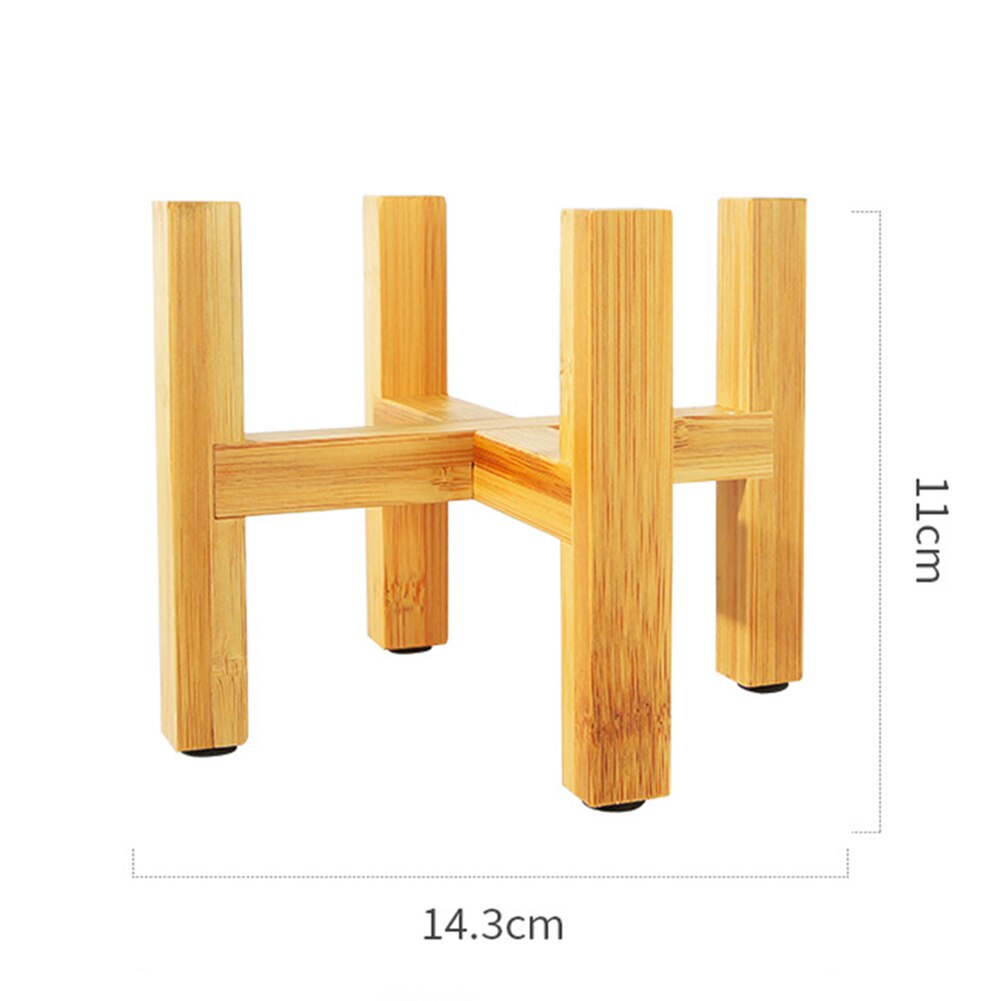 Anlage Stehen Regal Holz Pflanzer Topf Tabletts Blume Topf Gestell Starken Freistehende Bonsai Halfter Heimat Garten Innen Anzeige 1PC: S