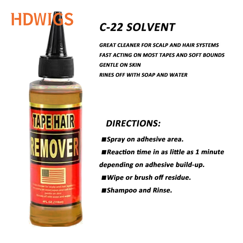 15ml Toupet Kleber C-22 Kleber Entferner Gehhilfe Band Ultra halt Kleber für Echthaar Perücken Gehhilfe Lösungsmittel Kleber Entferner für Frauen Mann Perücke