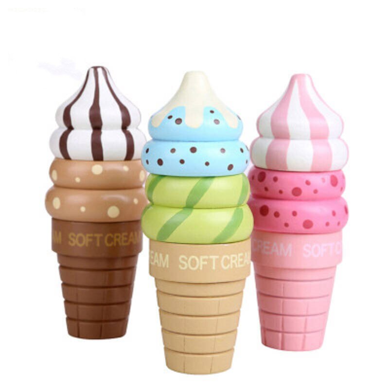 12cm Play House Toys Simulation Magnetic Chocolate Ice Cream Strawberry Cold Drink Toys For Chilfren