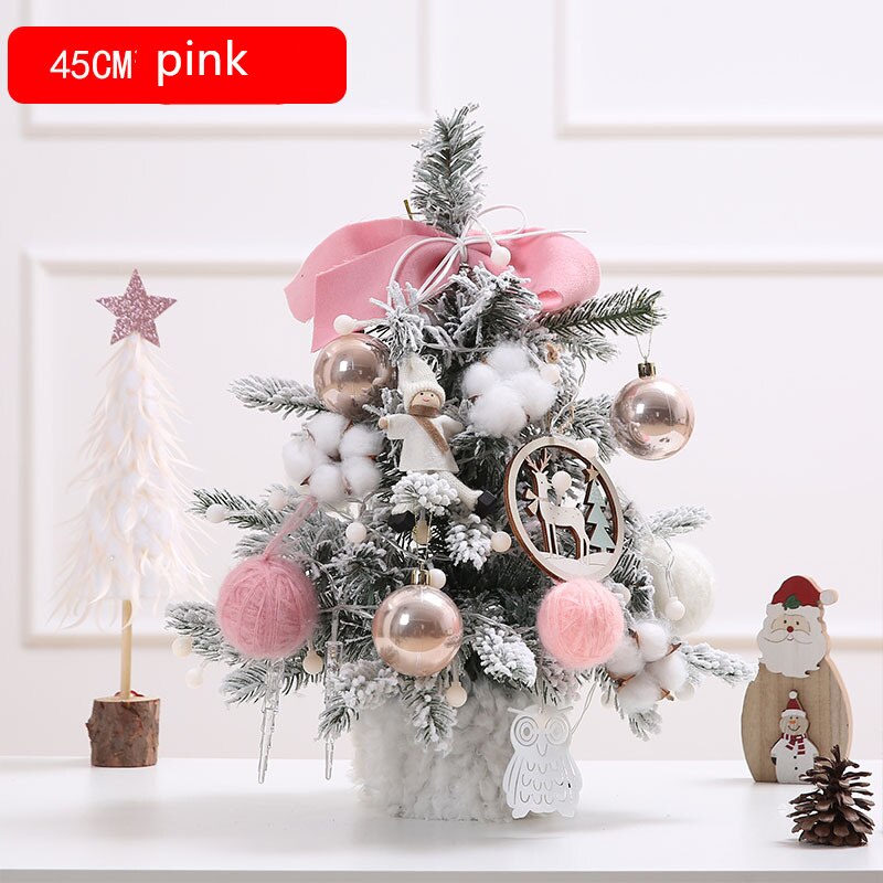 Desktop Miniature Christmas Tree Christmas Decoration Packages Family Christmas Tree Christmas Tree Ornament: A
