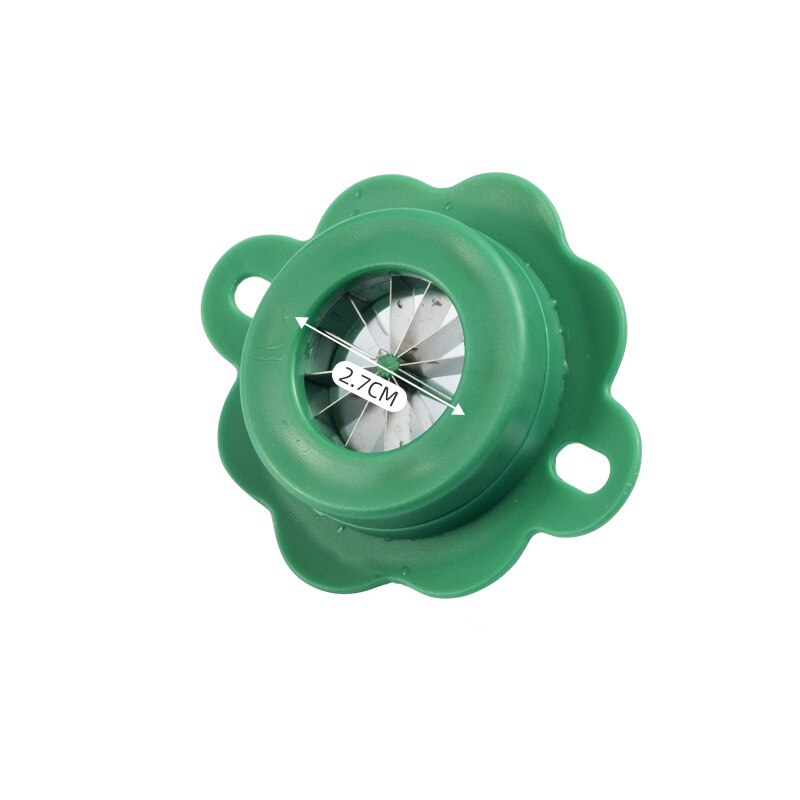 Blooming Onion Cutter Groene Ui Shredder Slicer Roestvrij Staal Uiensnijder Raspen Versnipperen Zijde Keukengereedschap Groen
