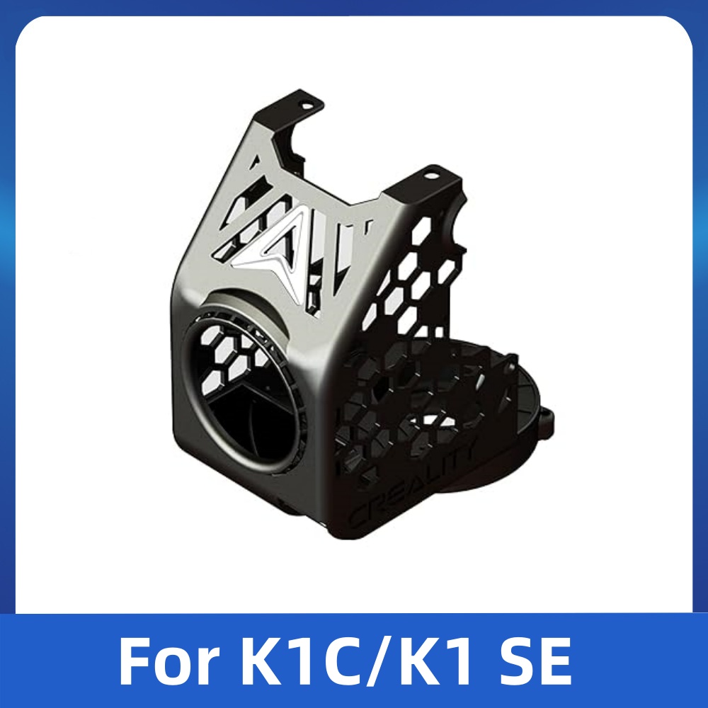 Creality x BEN2C Nautilus Fan Duct,360°Circular Cooling Flow Rapid Cooling for K1 Max/ K1C/K1SE Original 3d Printer Accessories: black
