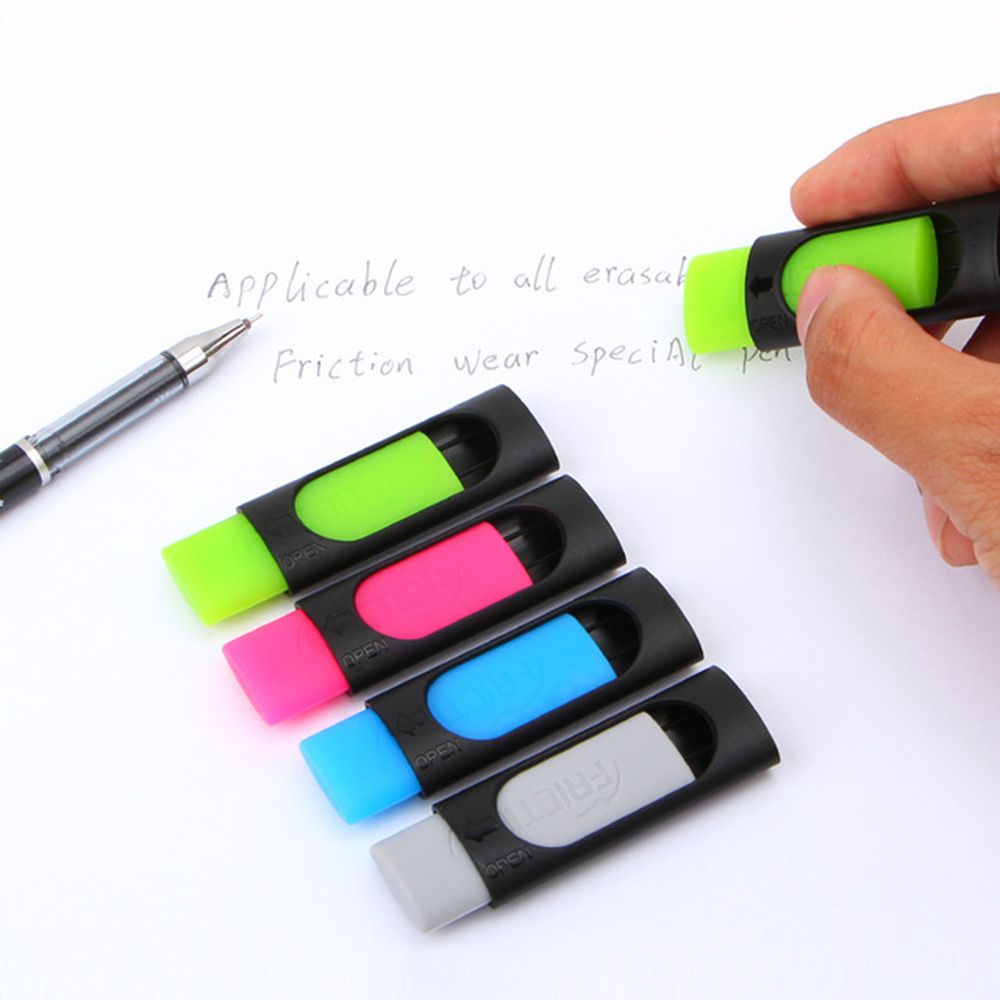 1pcs Ink Eraser Friction 50mm*20mm Rubber Eraser Stationery Kids School Supplies For Erasable Pen