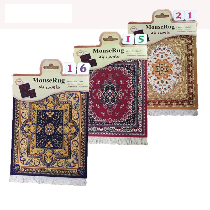 Persian Rug Mouse Pad For Desktop Coaster Carpets Computer Pad Small Carpet Mini Non-Slip Exquisite Table Mat Woven Mousepad Mat