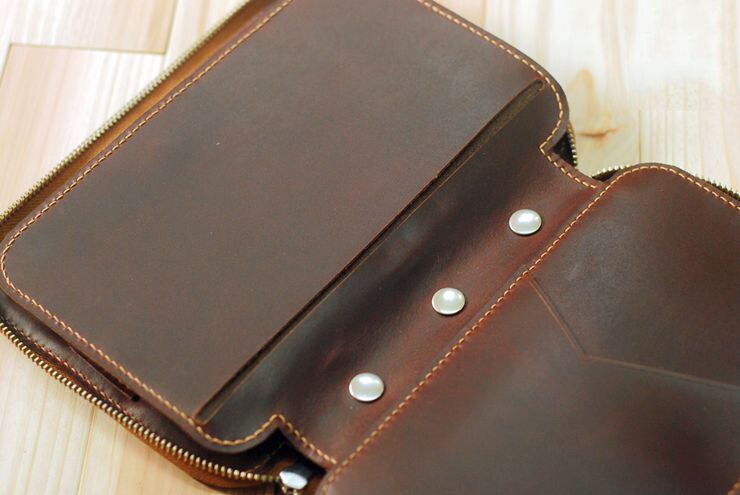 23x16.5x2.5cm cellphone pad notebook storage bag kraft paper sewing pattern hollowed stencil template