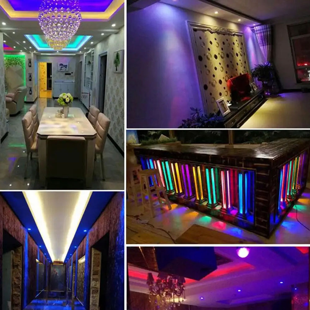 1w mini-spotlights rgb,  ip65 ktv-spotlights med led-lys, 12v takfocos-downlights, trappeskapspotlights med transformator, 220v ~ 265v