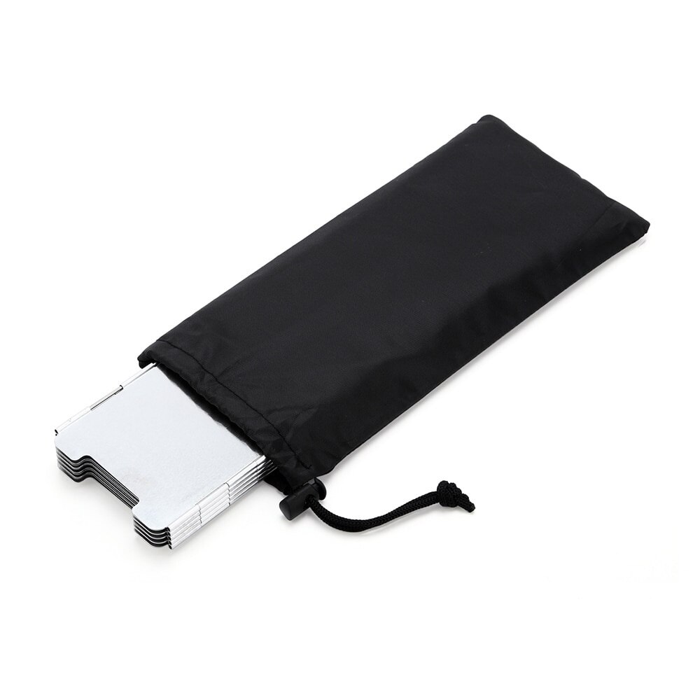 8-16 Platen Outdoor Gasfornuis Wind Shield Opvouwbare Camping Koken Brander Winddicht Scherm Aluminium Picknick Kachel
