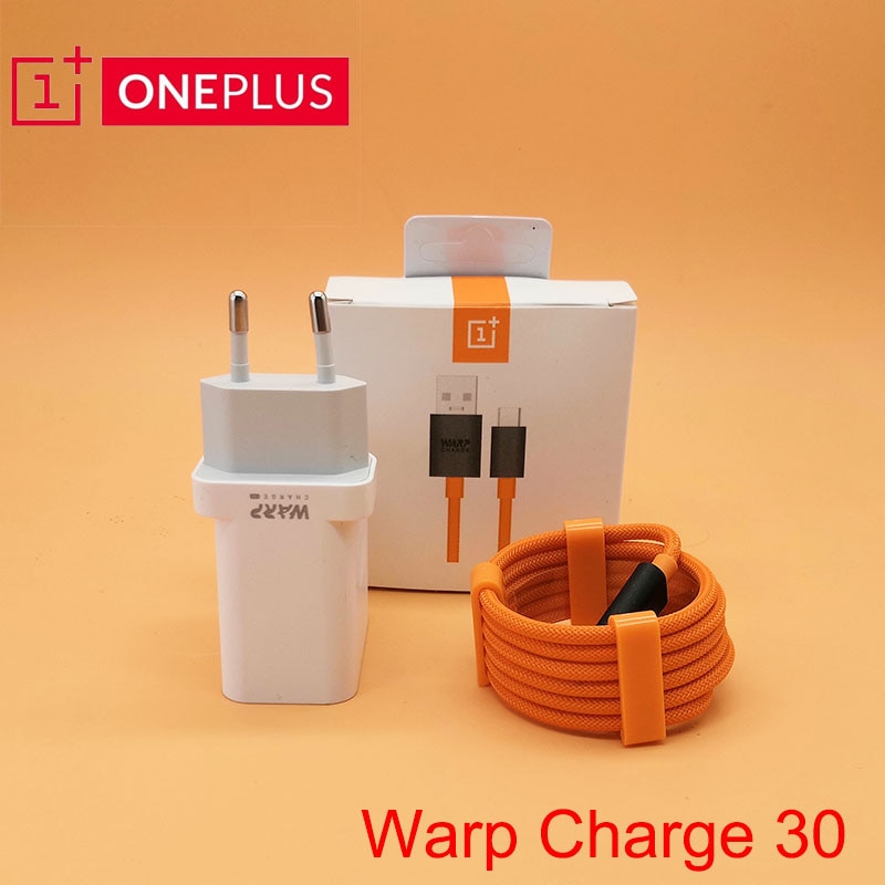 Originele Oneplus 8 7T 7 Pro Charger 30 W Power Adapter Warp Lading 30 Charger Cable 5V 6A voor Een Plus 7 Pro Snel Charing Quick