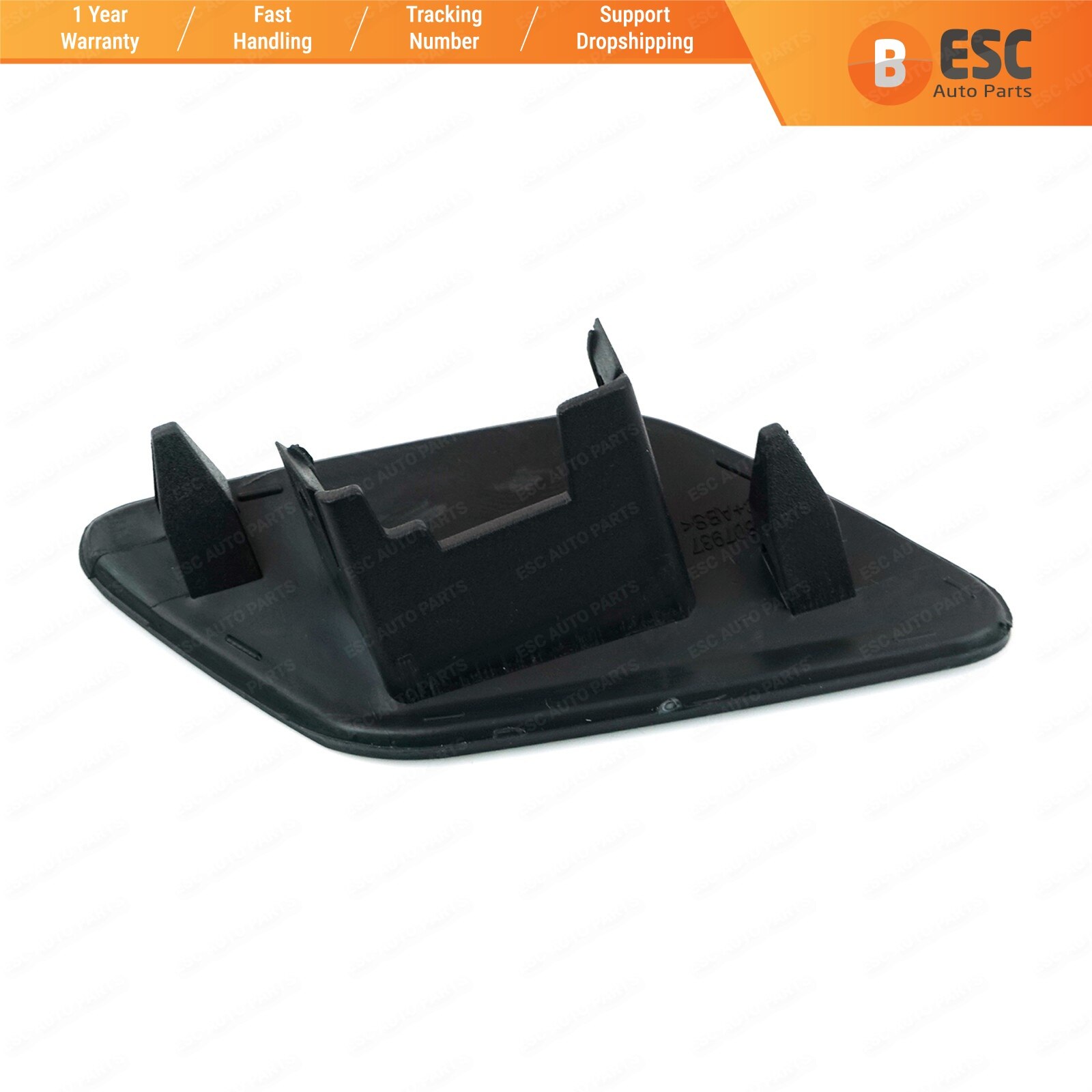 ESP1017-1 Front Bumper Headlight Washer Cover Cap Left Side 1K8807937 for VW Scirocco MK3 Facelifted Made in Turkey