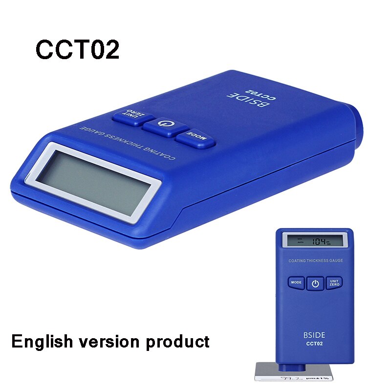 Digitale Laagdiktemeter BSIDE CCT02 Mini Auto Verf Dikte Meter Film Verf Coating Tester stroom (F + N): Default Title