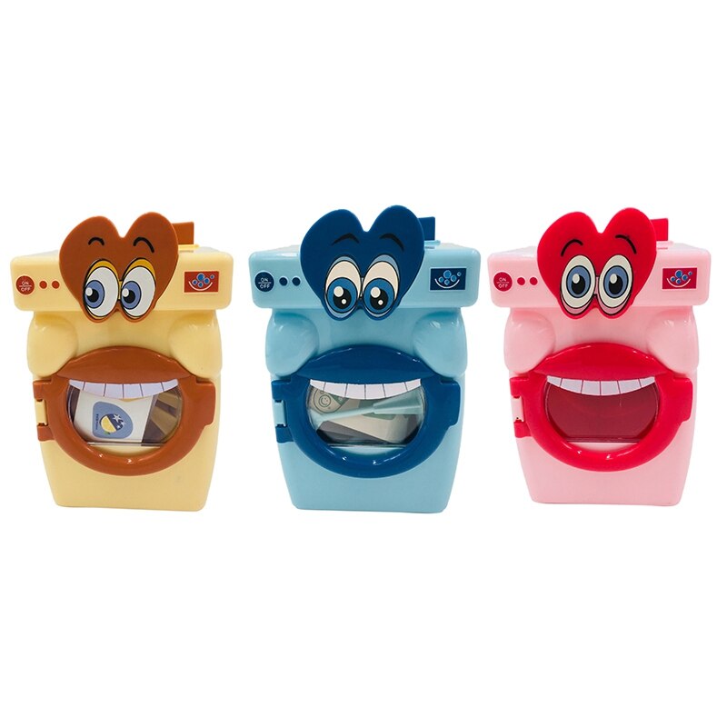 Machine à laver à grande bouche, jouet de dessin animé, maison de jeu pour enfants