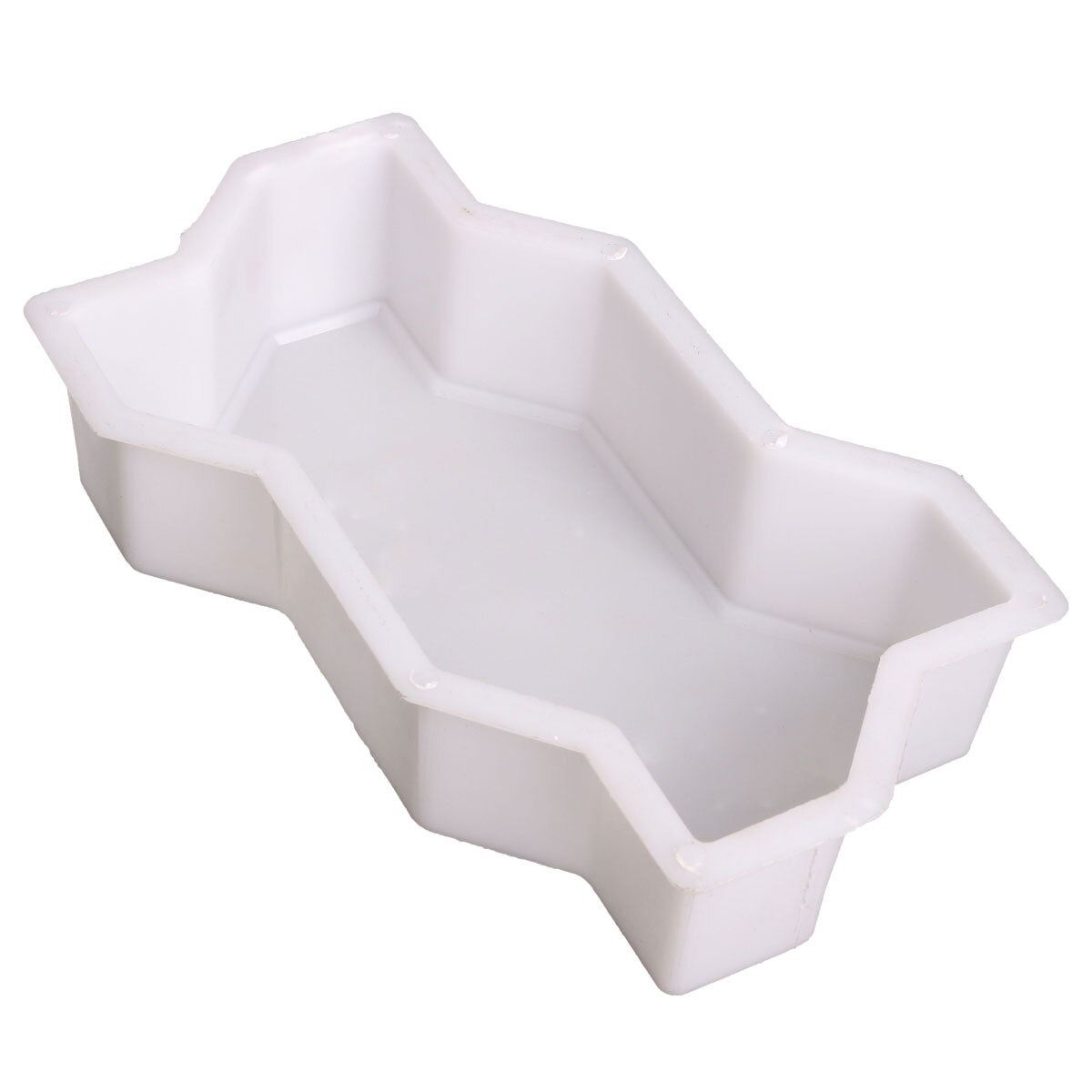 24x13x6cm Drei Wellen Form Garten Pfad Beton Ziegel Form DIY Pflaster Gehweg Zement Ziegel Kunststoff formen