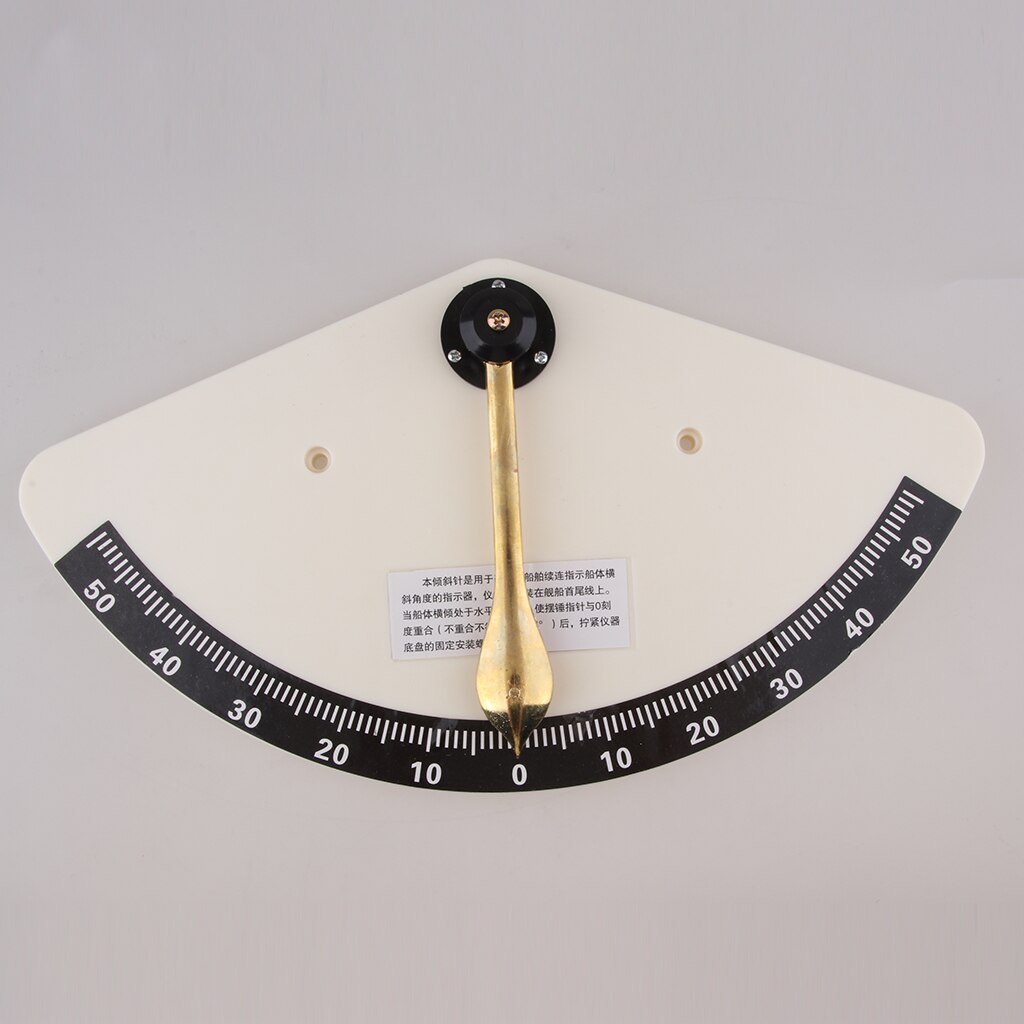 Marine Instrument Ships Boat Yacht Marine Clinometer Level Inclinometer for Water Sports Dinghy Accessories
