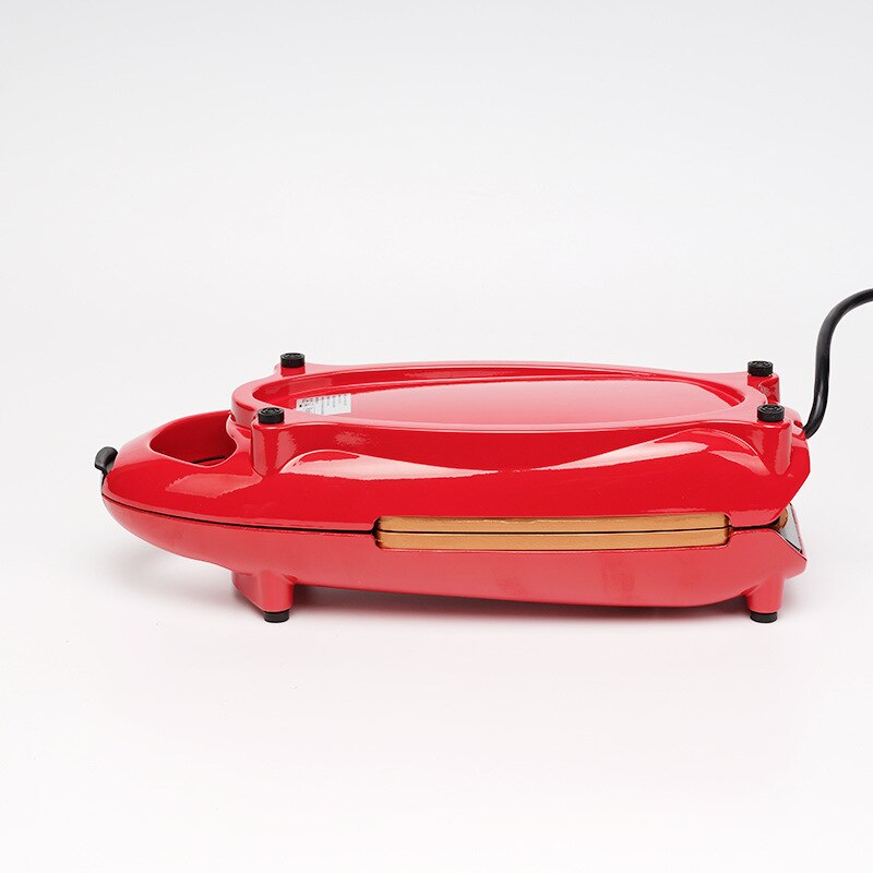 Husholdning elektrisk pannekakemaskin mini bakepanne ellipse pizza maker frokostkakemaskin 220v eu plugg