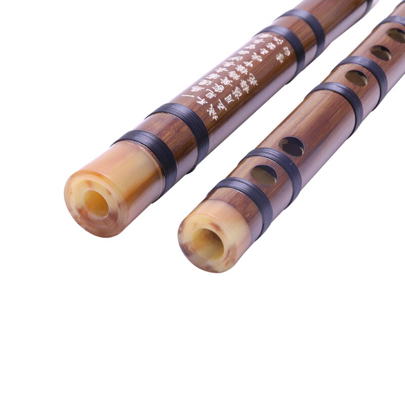 Instrumento musical chinês artesanal tradicional flauta plugável de bambu/dizi em g